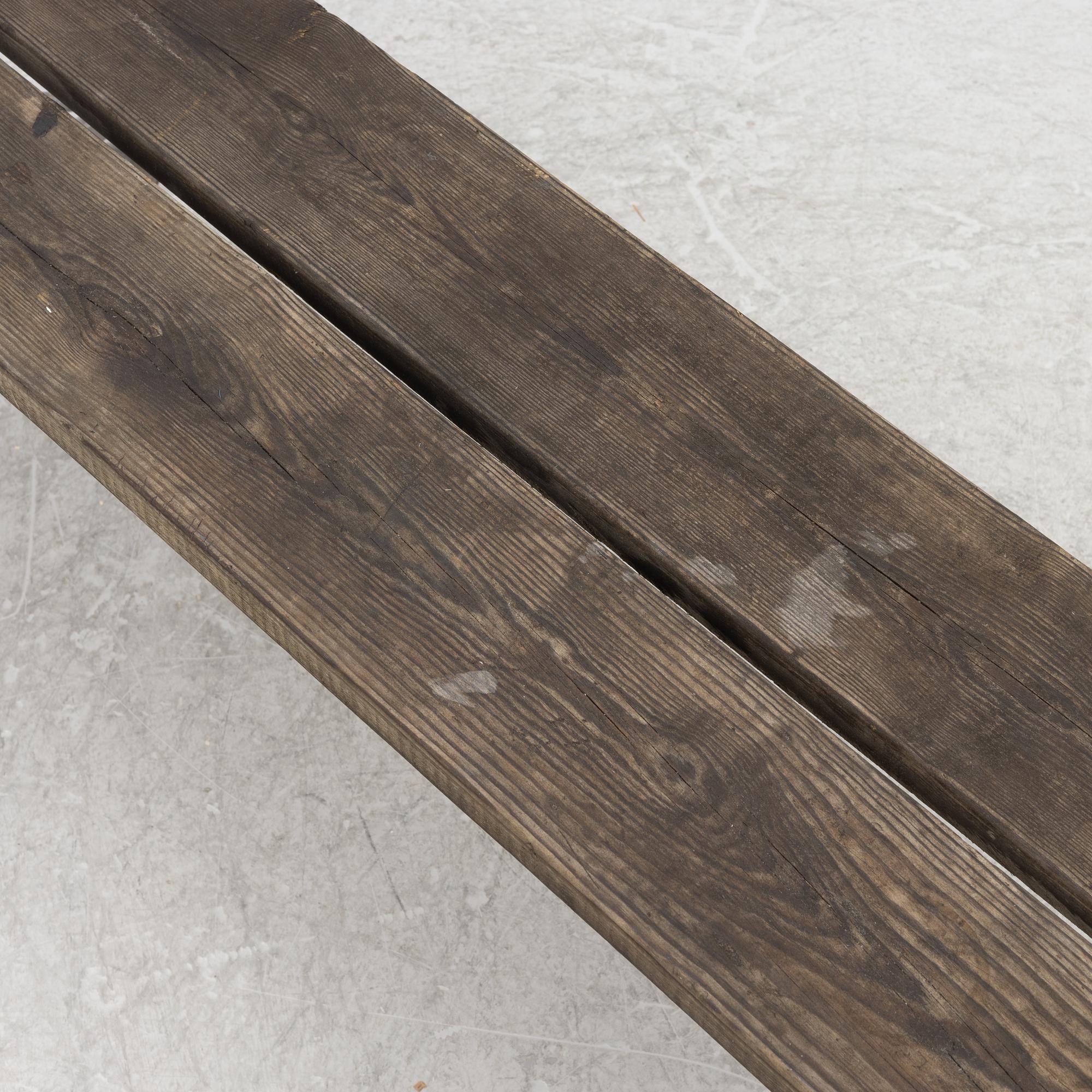 Folke Bensow, a garden bench, 'Parkbänk n:r 2', Näfveqvarns bruk.