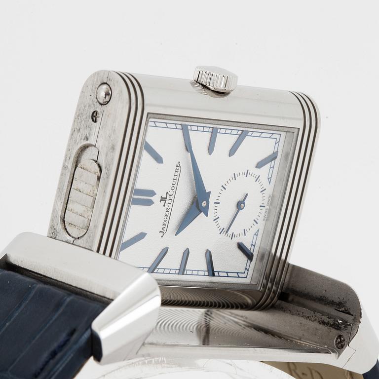 JAEGER-LeCOULTRE, Reverso Tribute Duoface, wristwatch, 25.5 x 31 (42) mm.