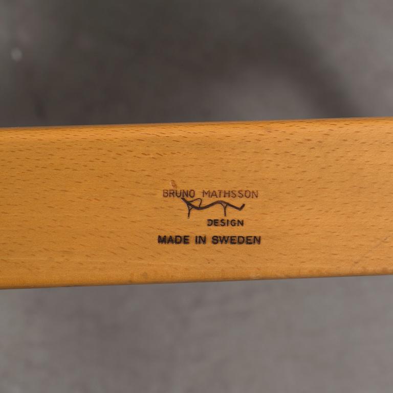 A ' Eva' easy chair by Bruno Mathsson for Firma Karl Mathsson.