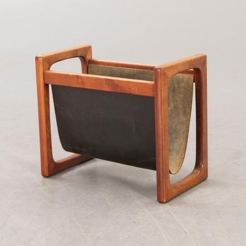 A 1960/70s teak newspaper stand.