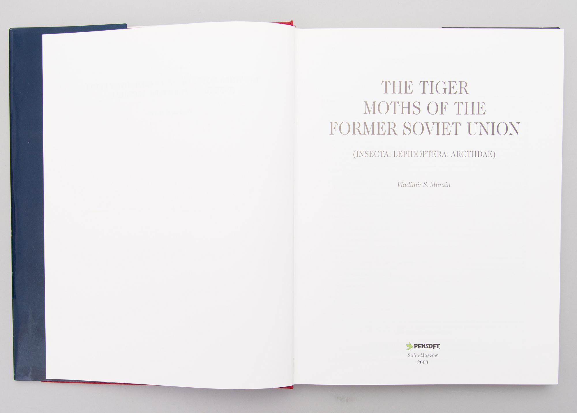 Four books about butterflies in Sweden, Finland and former Soviet Union. 1900-2003.