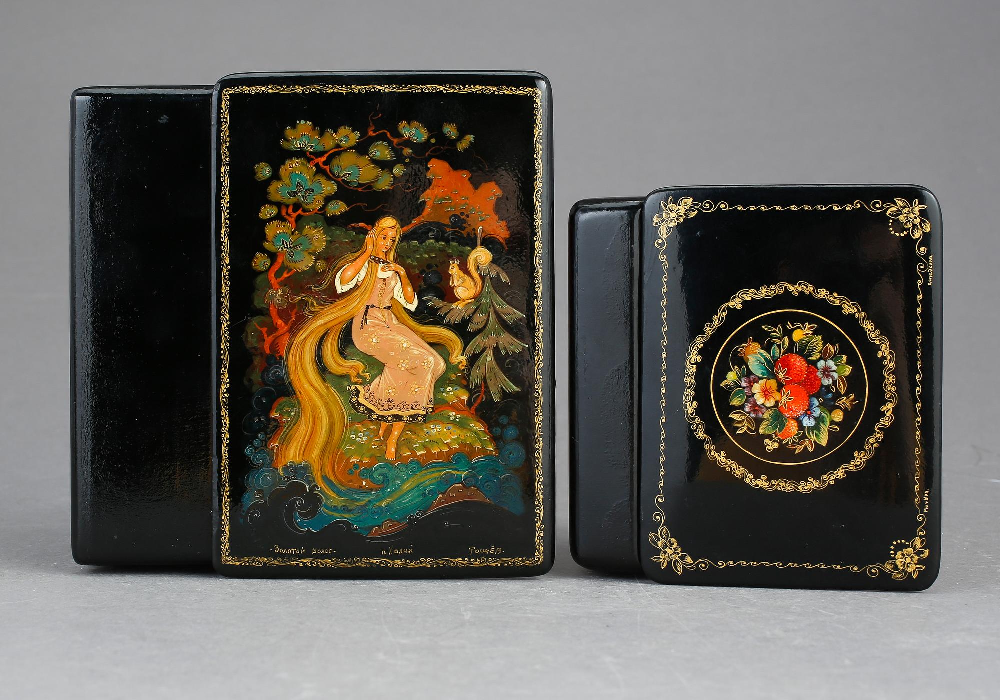 LACKASKAR, 2st, Ryssland, 1900-talets andra hälft.