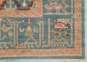 SEMIANTIK/OLD SPANSK. 294,5 x 205,5 cm.