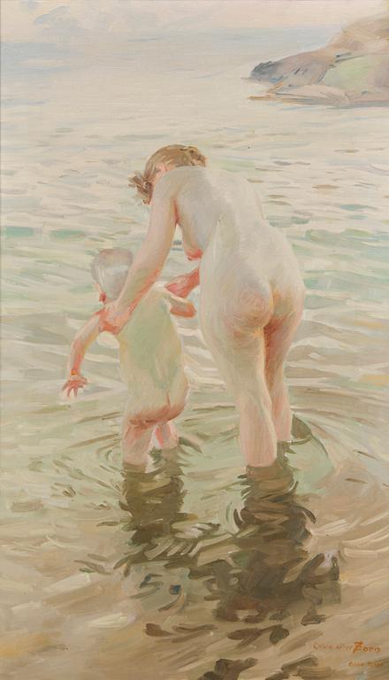 Alex Rapp, copy after Zorn, bathing time.