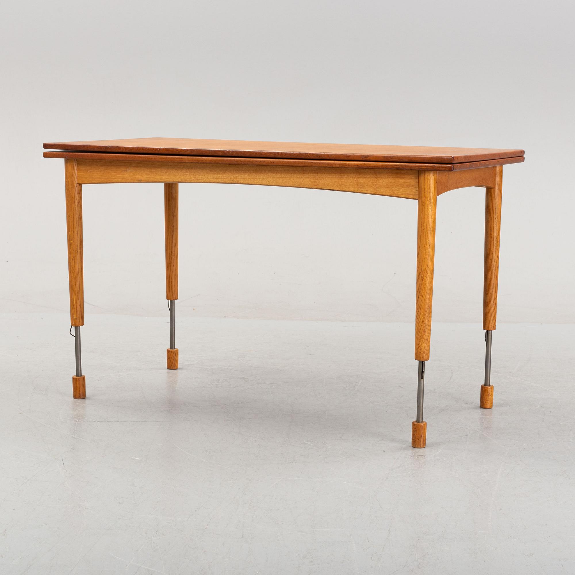 A teak and oak table, Gemla, Diö, 1950's/60's.