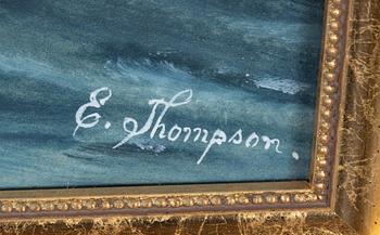 E Thompson, aktiv omkring 1900, Brittiska last- och passagerareångaren "Romeo".