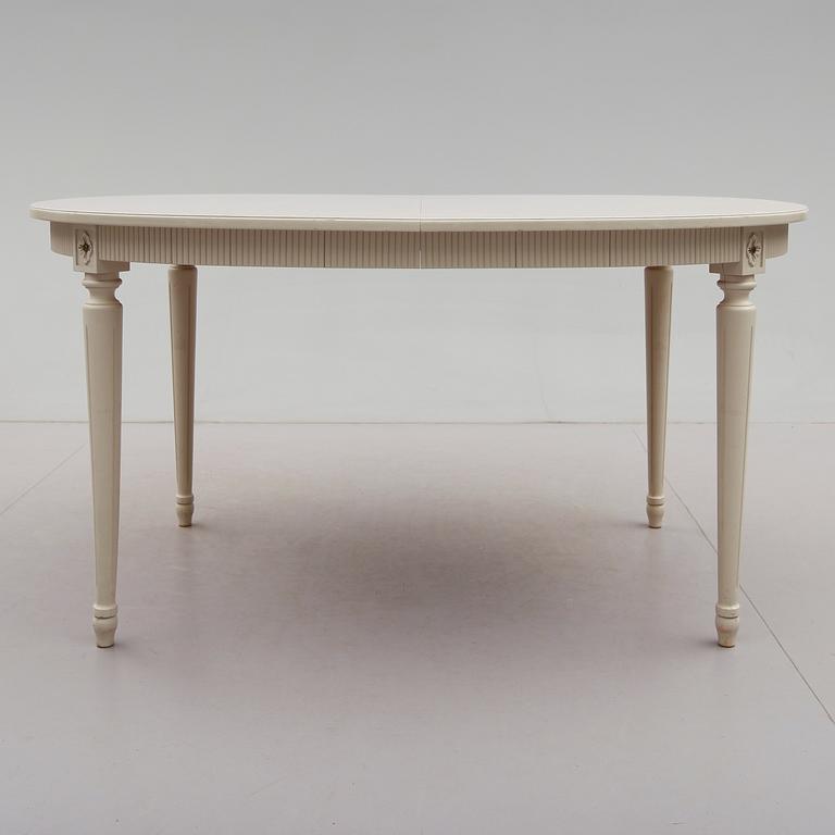 MATGRUPP, 7 delar, gustaviansk stil, 1900-talets andra hälft.