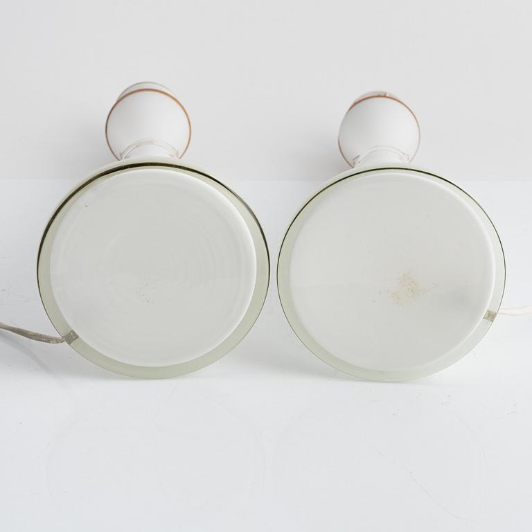 Table lamps, a pair, Bernt Nordstedt, Bergboms, third quarter of the 20th century.