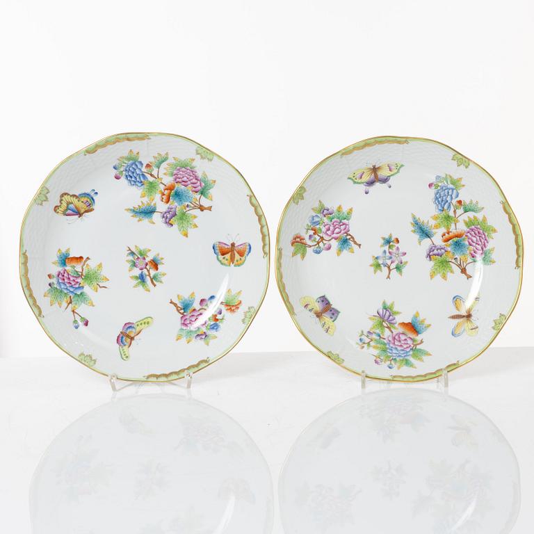A 68-piece 'Queen Victoria' dinner service, Herend, Hungary.