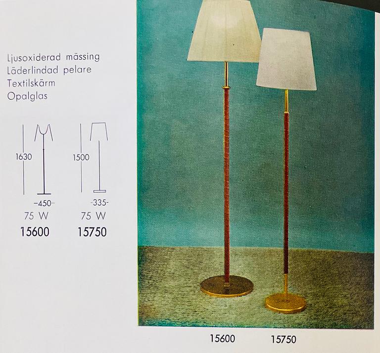 Harald Notini, golvlampa, modell "15600", Arvid Böhlmarks Lampfabrik, 1950-tal.