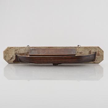 A boat model, first half of the 20th century.