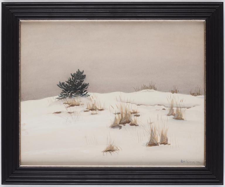 Axel Sjöberg, Winter, Sandhamn.