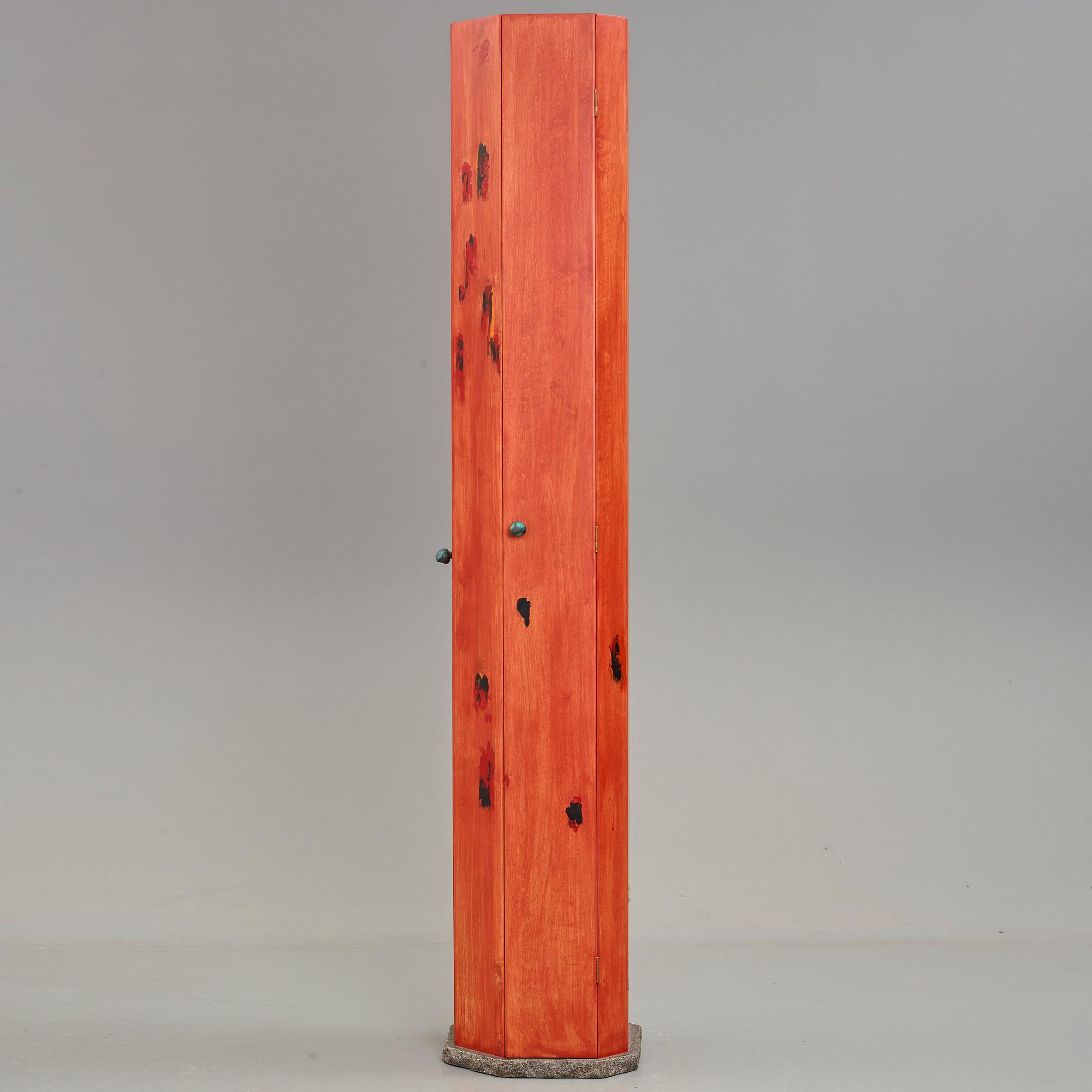 Rolf Hanson, a "Pelare" (Pillar) cabinet for Källemo, Värnamo, Sweden post 1991.