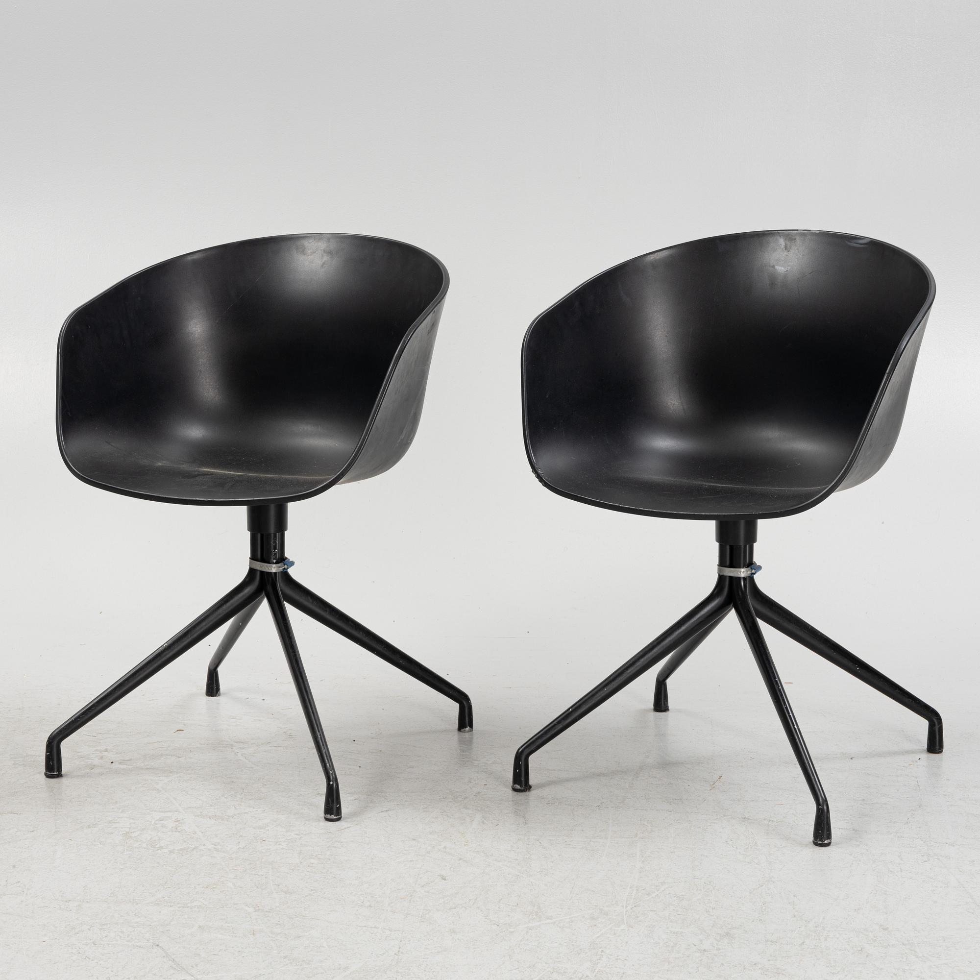 Hee Welling, stolar 6 st,  "About A Chair" modell AAC121, Hay, Danmark.