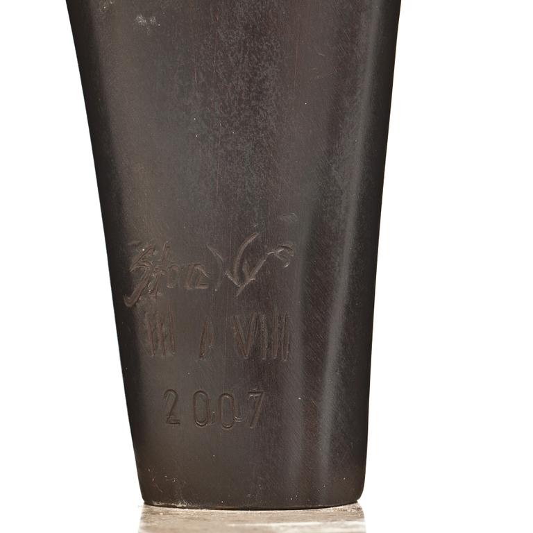 STAN WYS, skulptur, brons sign, numr III/VIII o dat 2007.