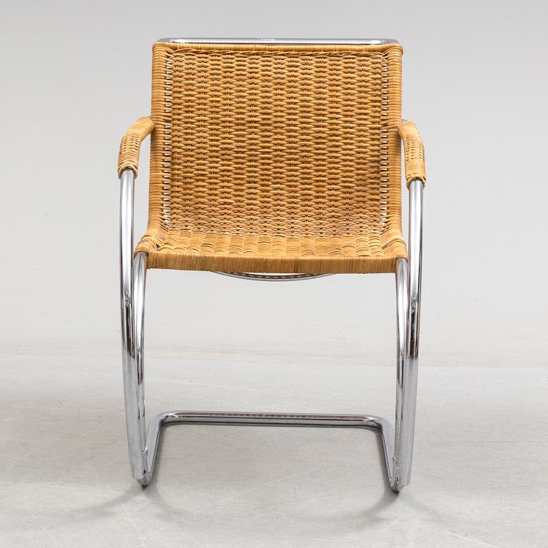 LUDWIG MIES VAN DER ROHE, ARMCHAIR, "MR 20",  designed 1927.