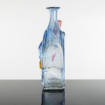 BERTIL VALLIEN, decanter, glass, signed, Kosta Boda Atlejé.