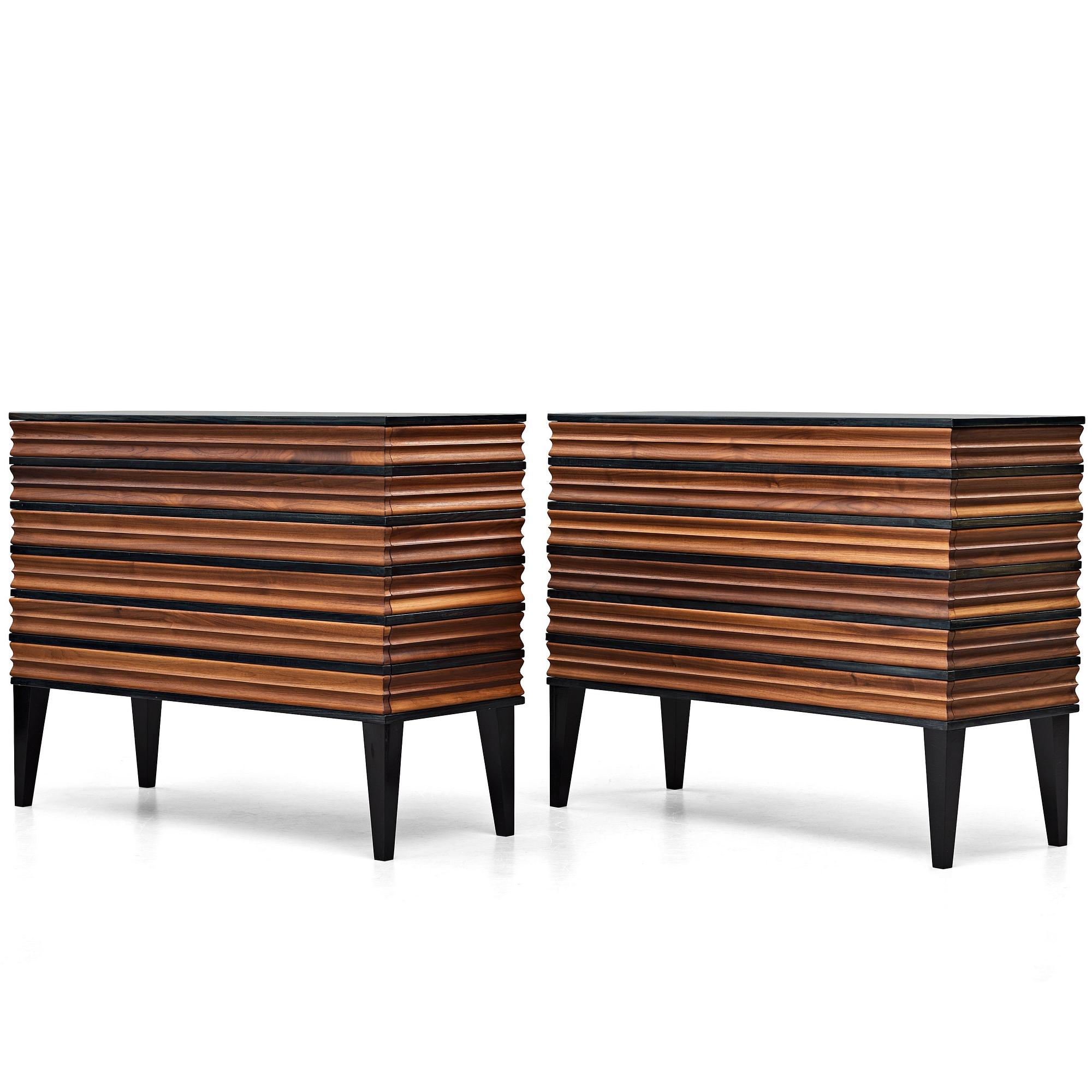 Attila Suta, a pair of chest of drawers, in an edition of 10, Studio Attila Suta 2015.