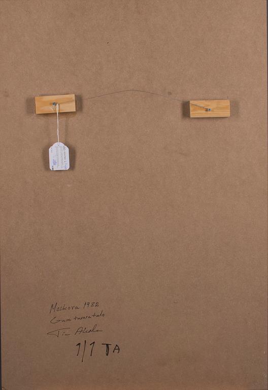 TIMO AHOLA, fotografi, lambda från kinodia, signerad, daterad 1982 och numrerad 1/1 a tergo.