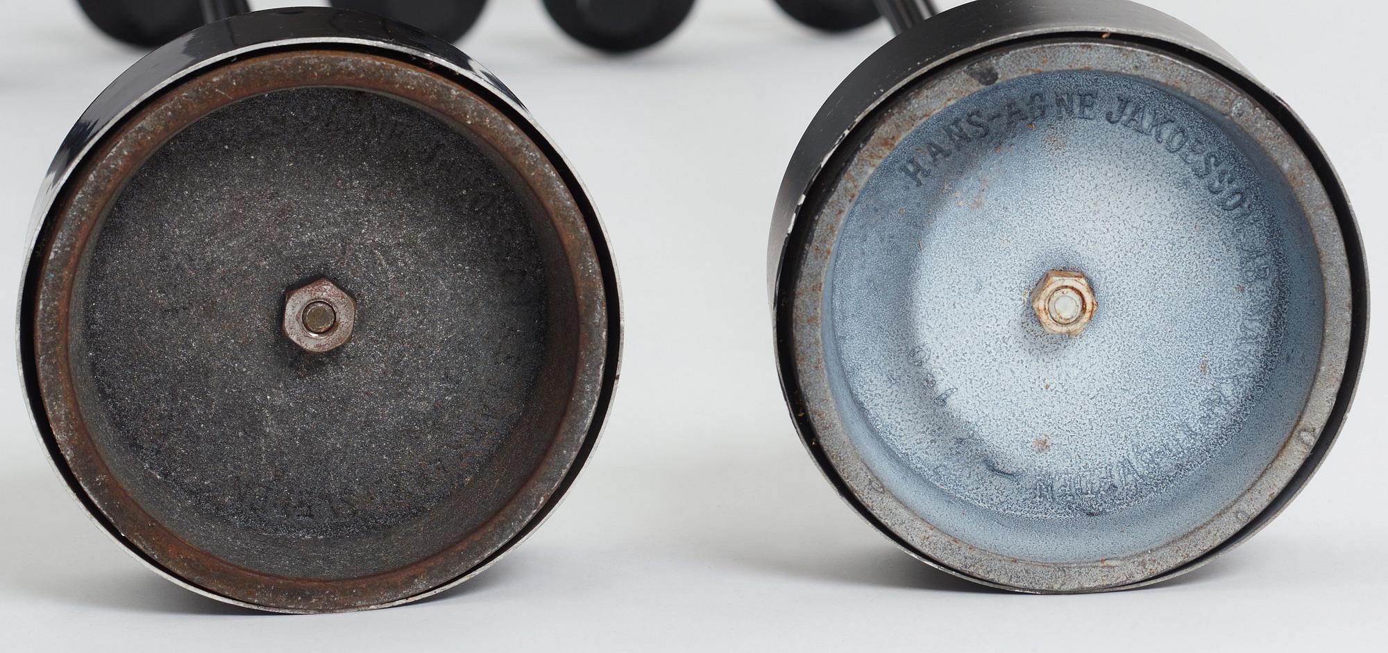 Hans-Agne Jakobsson, a pair of floor candelabra, model "L5", Hans Agne Jakobsson AB, Markaryd, 1950-60s.