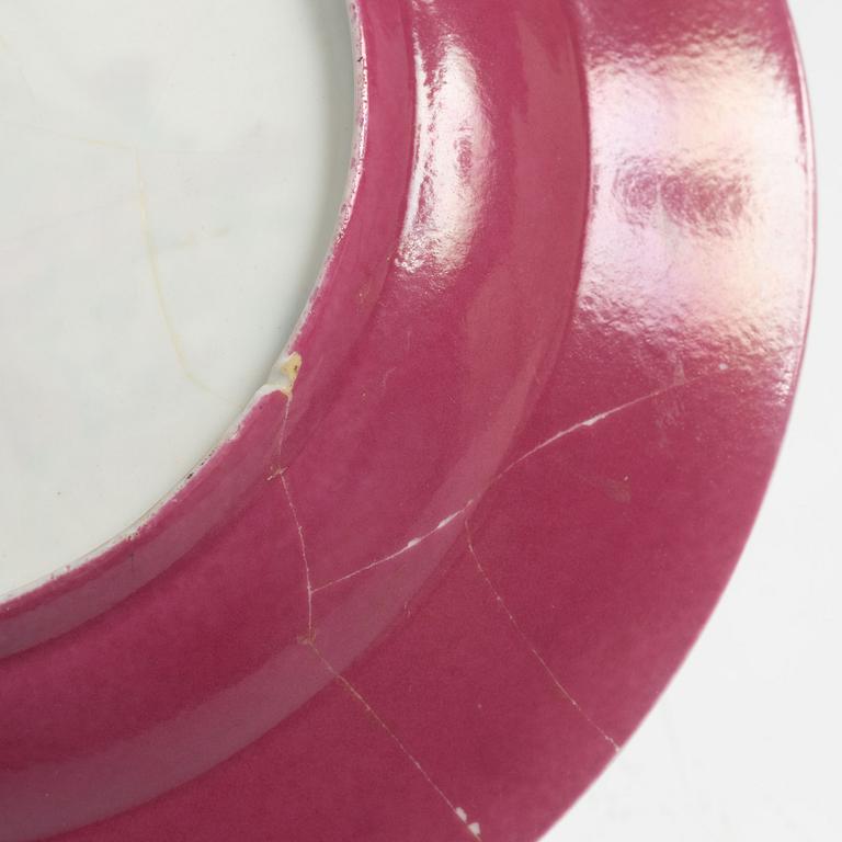 Fat, äggskalsporslin, Kina, Qingdynastin, 1800-tal.