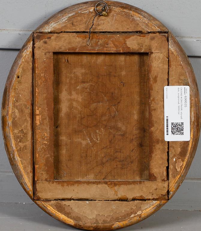 OKÄND KONSTNÄR, olja på duk, osignerad, 1800-tal.