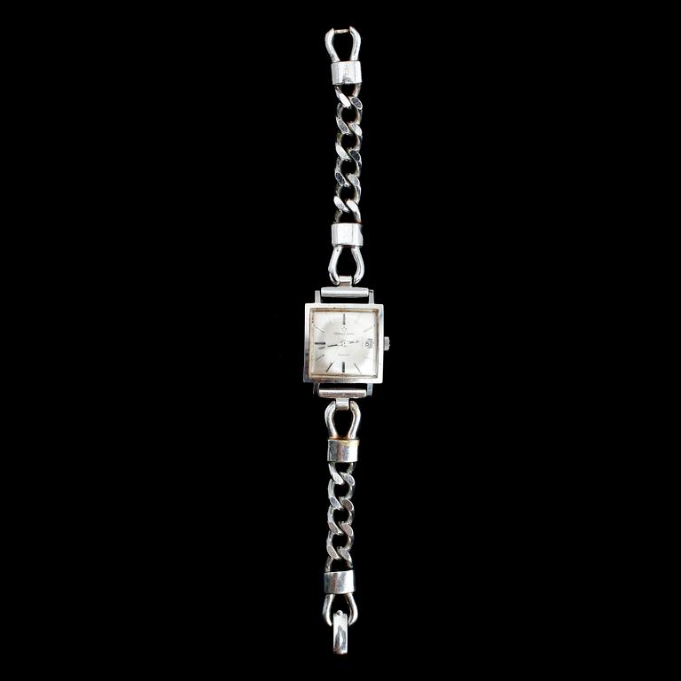 ARMBANDSUR, stål, Eterna-Matic, Sahida.