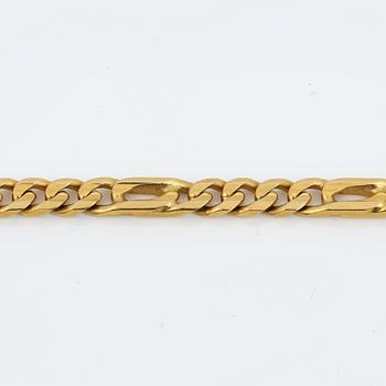 HALSKEDJA, 18K guld. Vikt ca 36 gram.