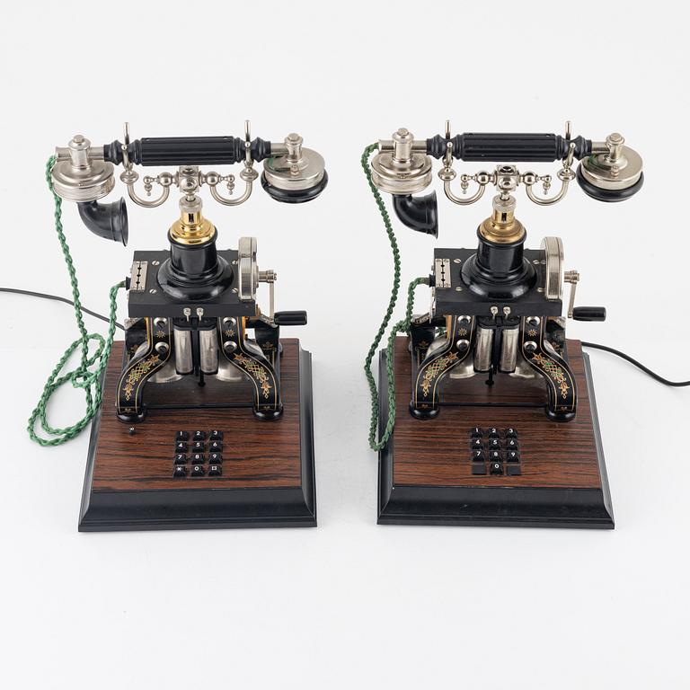 Telephones, 2 pcs LM Ericsson, second half of the 20th century.