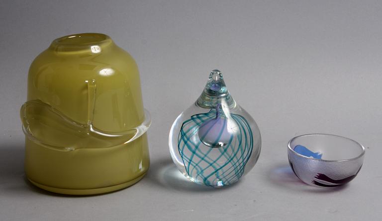 PARTI GLAS, 3 delar. Transjö, Sigvard Persson mm.
