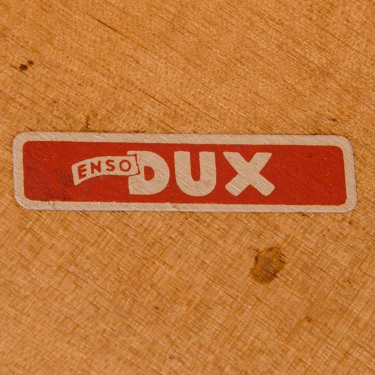 FÅTÖLJER, ETT PAR, tillverkare Enso Dux, 1900-talets mitt.