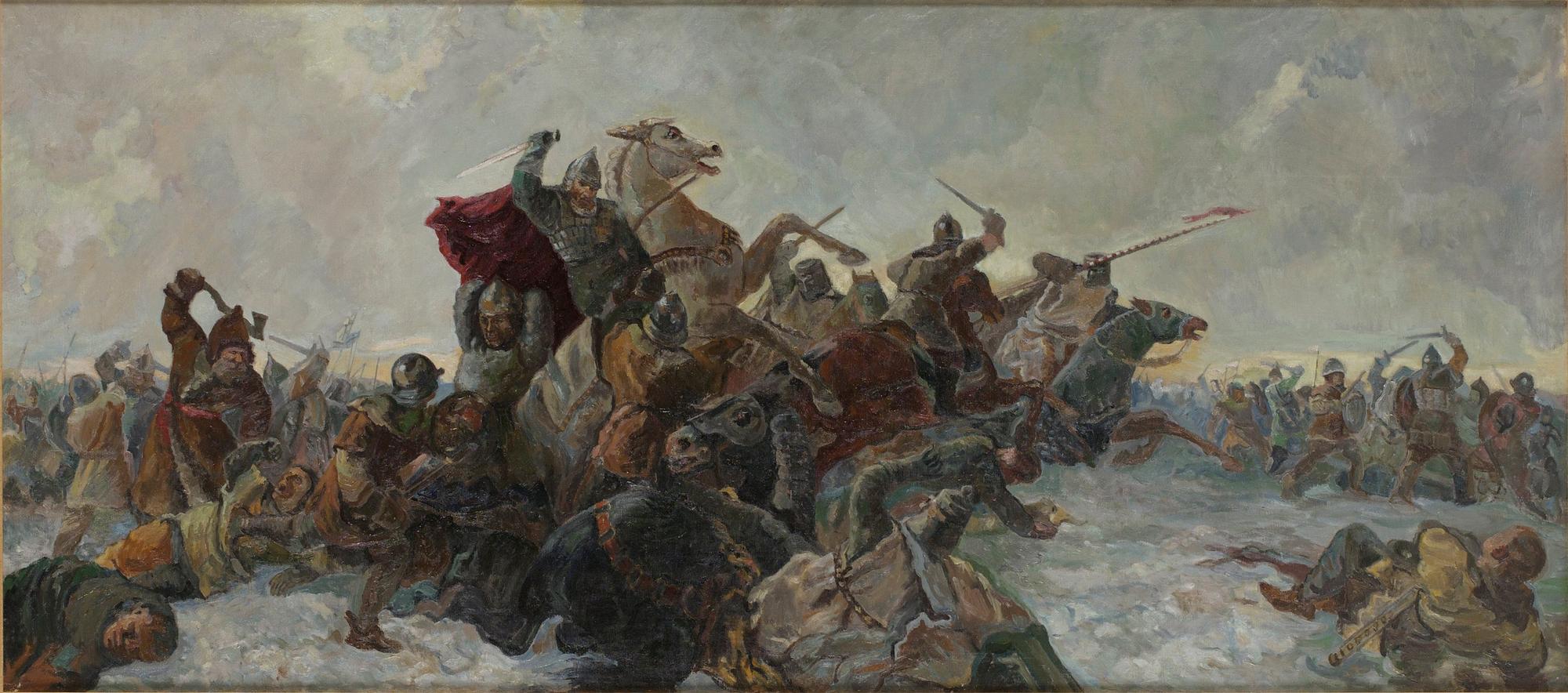 Historisk bataljscen.