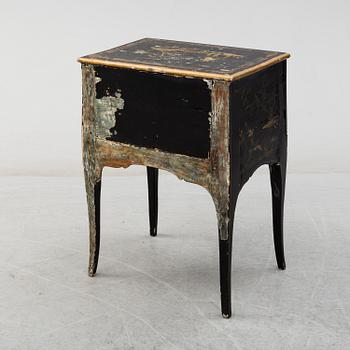 A Swedish Rococo bedside table, second half of the 18th century.