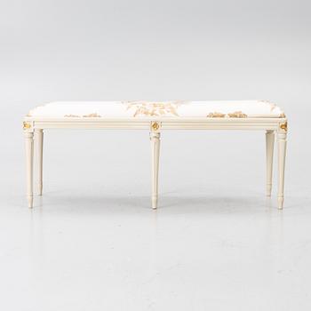 Bänk, gustaviansk stil, K.A Roos.