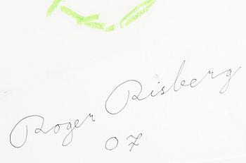 ROGER RISBERG, pastel on paper, signed Roger Risberg and dated -07.