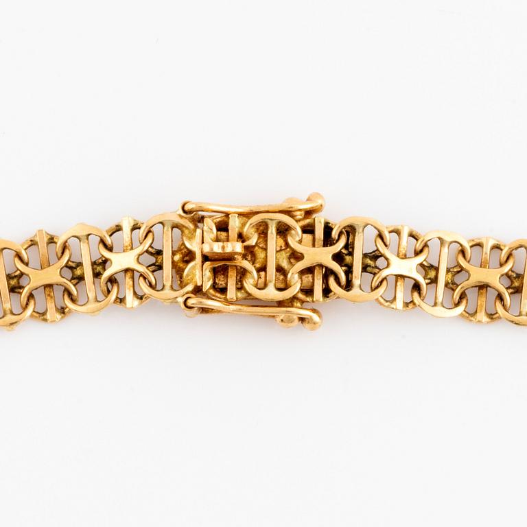 Halsband, 18K guld, doserad  x-länk.