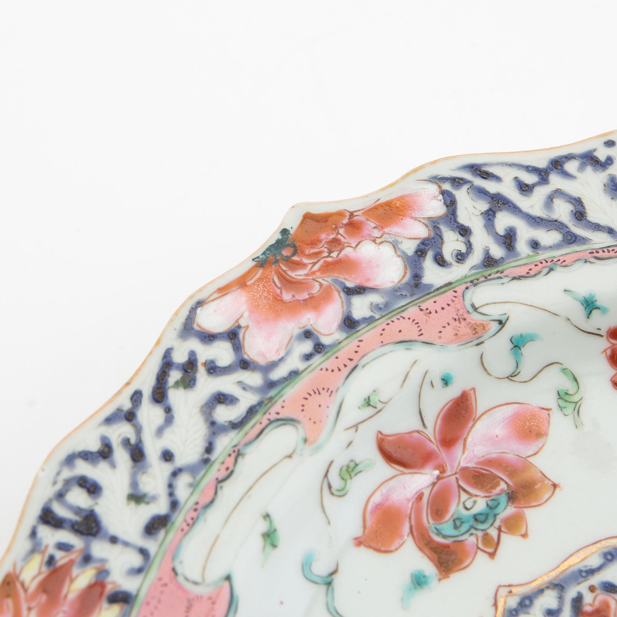 Tallrik, porslin, Kina, Qingdynastin, Yongzheng (1723-35).