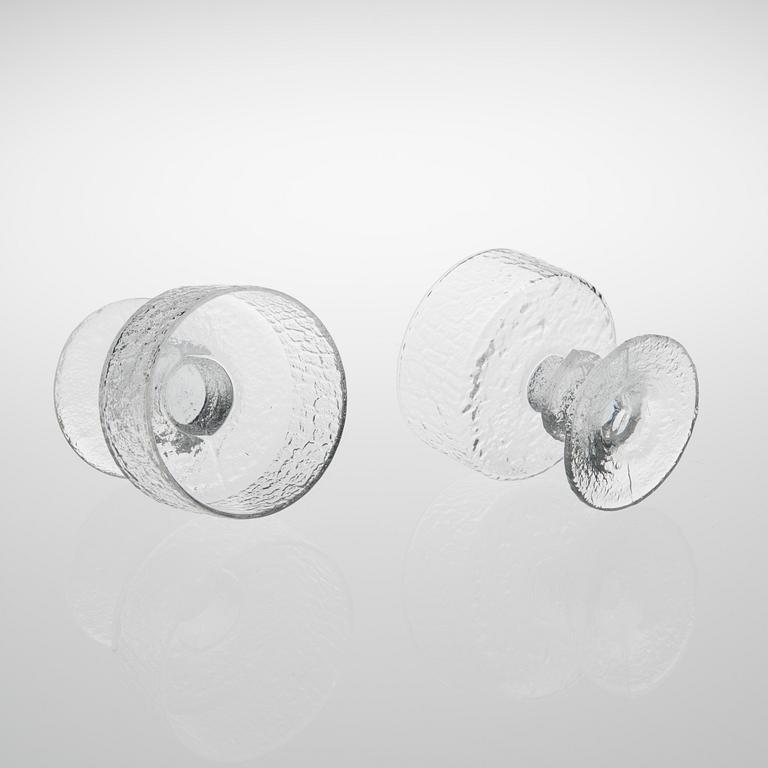 TIMO SARPANEVA, "Senaattori"-glas, 27 st, TAPIO WIRKKALA, "Paadar"-glas, 9 st, Iittala.