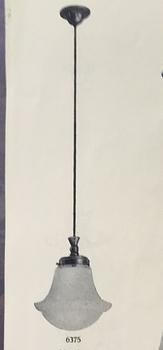 Harald Notini, taklampa, variant av modell "10119", Arvid Böhlmarks Lampfabrik, 1930-tal.