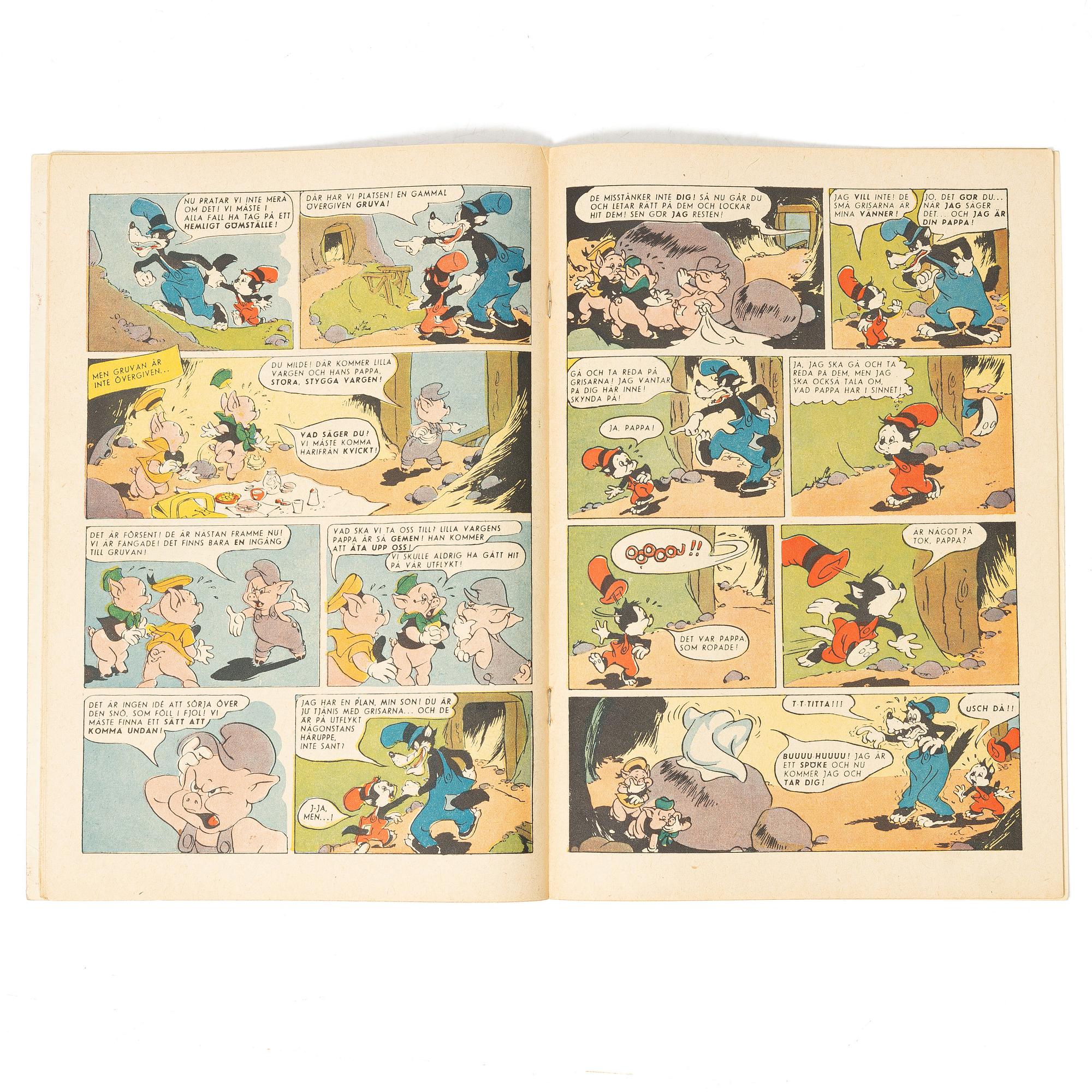 Comic book, Kalle Anka & Co, no. 1, 1949.