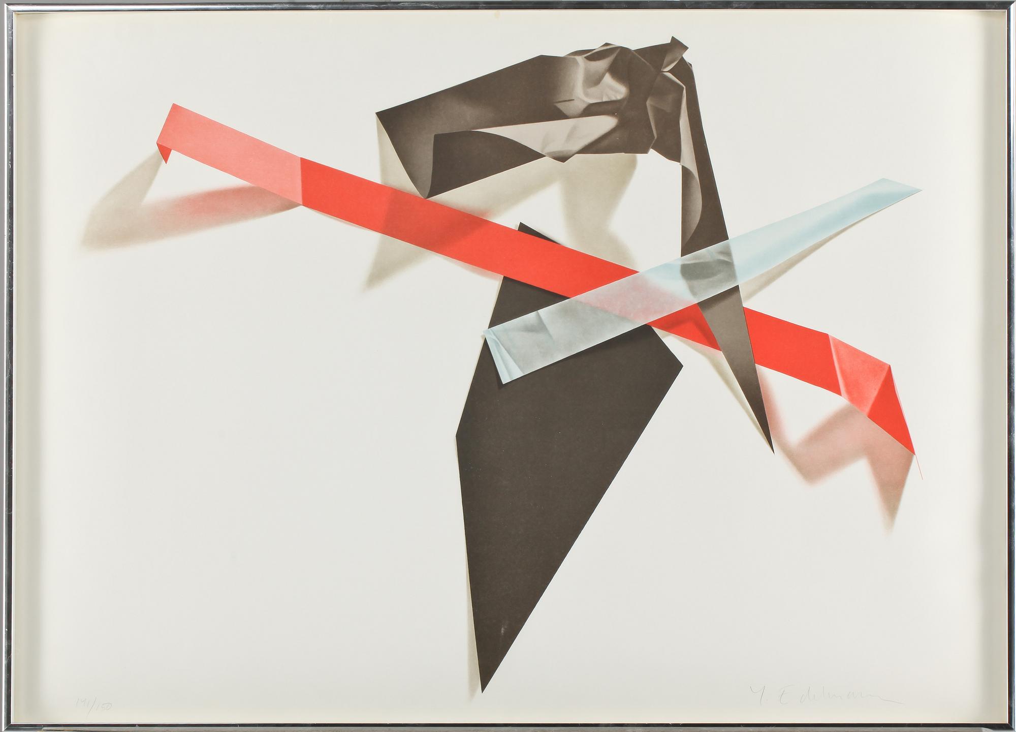 YRJÖ EDELMANN, färglitografi, signerad och numrerad 141/150.