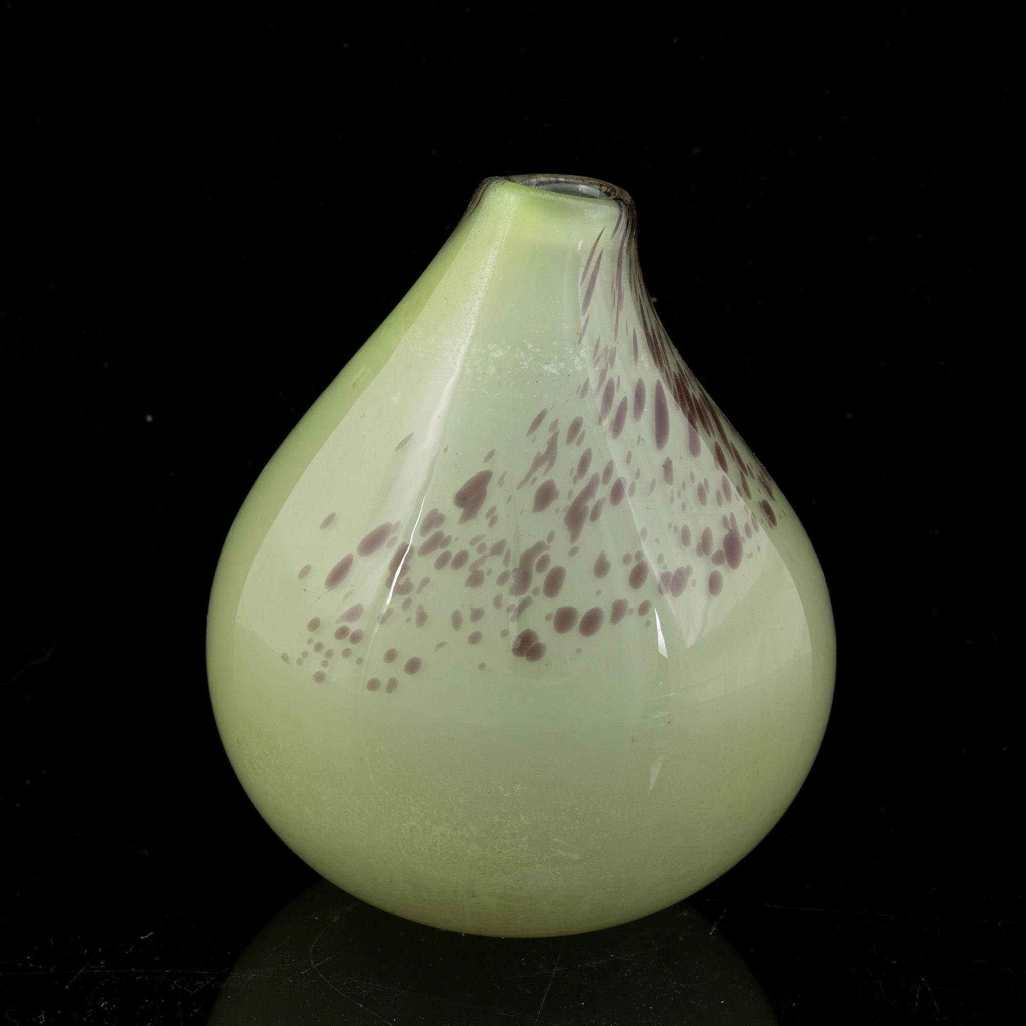 Tapio Wirkkala, a model 3278 glass vase, Iittala, Finland.