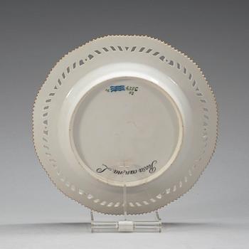 ASSIETTER, 12 stycken, porslin. "Flora Danica", Kunglig Dansk, 1900-tal.