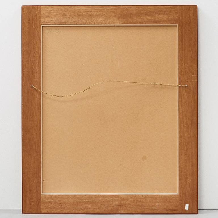 Josef Frank, A Josef Frank faux snakeskin mahoganyframed wall mirror, Svensk Tenn, Sweden 1950-60's.