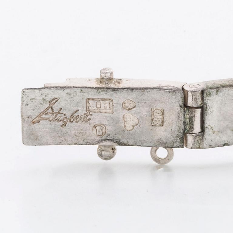 STIGBERT ARMBAND silver m bergkristall.