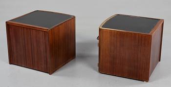 SÄNGBORD, ett par, art déco, 1900-talets första hälft.