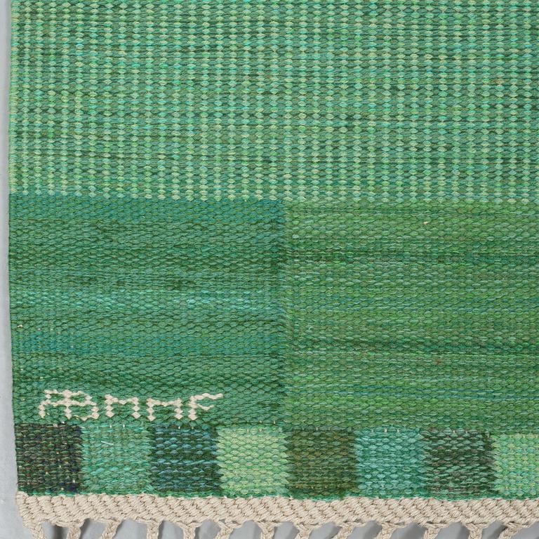 Marianne Richter, MATTA. "Fasad Grön". Rölakan. 273,5 x 236,5 cm. Signerad AB MMF MR.