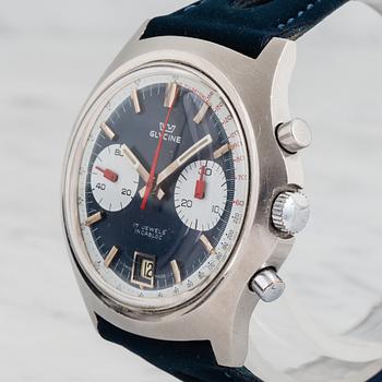 GLYCINE, chronograph, "15 Pulsations", wristwatch, 42 mm.