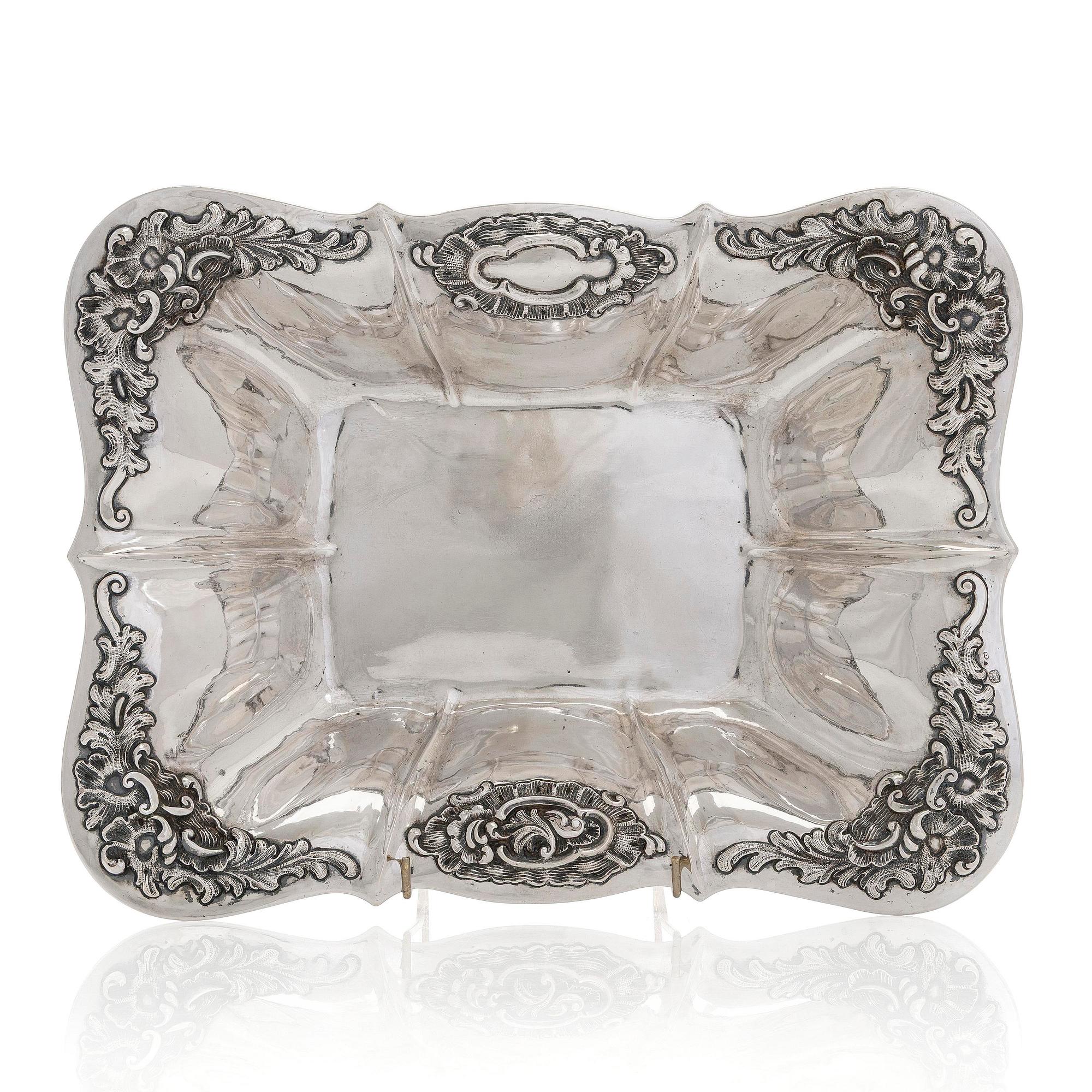 Praktskål, silver, Wien, Österrike-Ungern 1840.