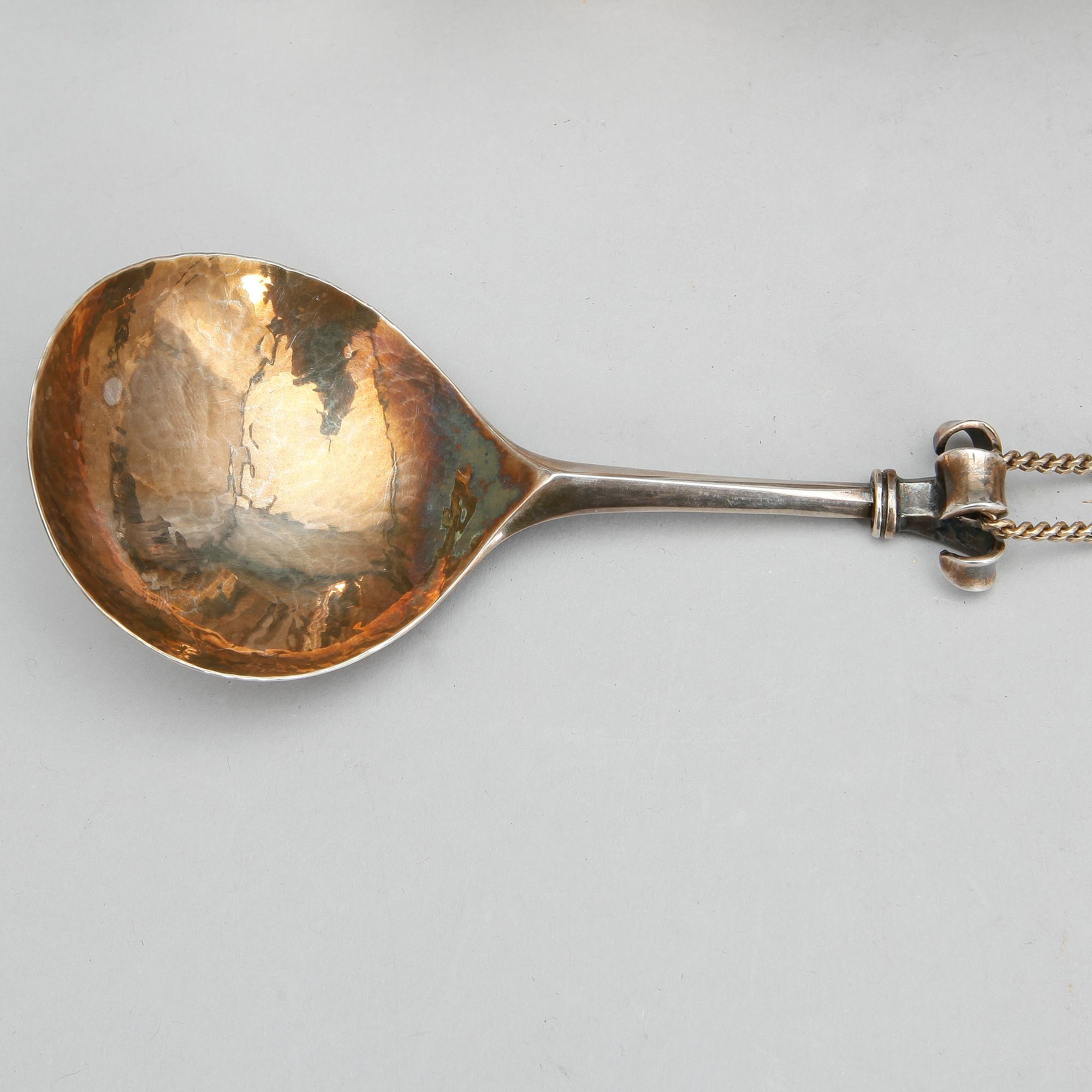 PARTI SILVER, 11 delar, bland annat GAB och Georg Jensen, 1900-tal. Total vikt ca 445 gram.